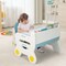 Kids Drawing Table and Chair Set Erasable Desktop Storage Shelf